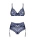 NIGHTLY BLUE 3-PCS SET  M/L