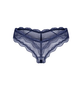 NIGHTLY BLUE CROTCHLESS THONG XL/2XL