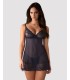 NIGHTLY BLUE CHEMISE & THONG   XS/S