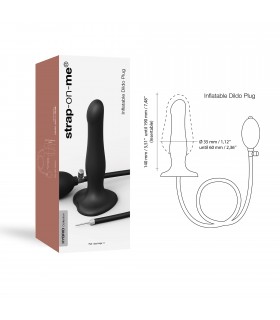 BOUCHON GODE GONFLABLE EN SILICONE NOIR