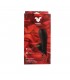 CINNAMON RECHARGEABLE SILICONE VIBRATOR WITH TAPPING RABBIT