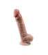 SILEXD DILDO PREMIUM REAL SKIN MODEL 1 9" CON TESTICULOS