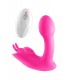 VIBRATOR WITH PINK BUTTERFLY CONTROL